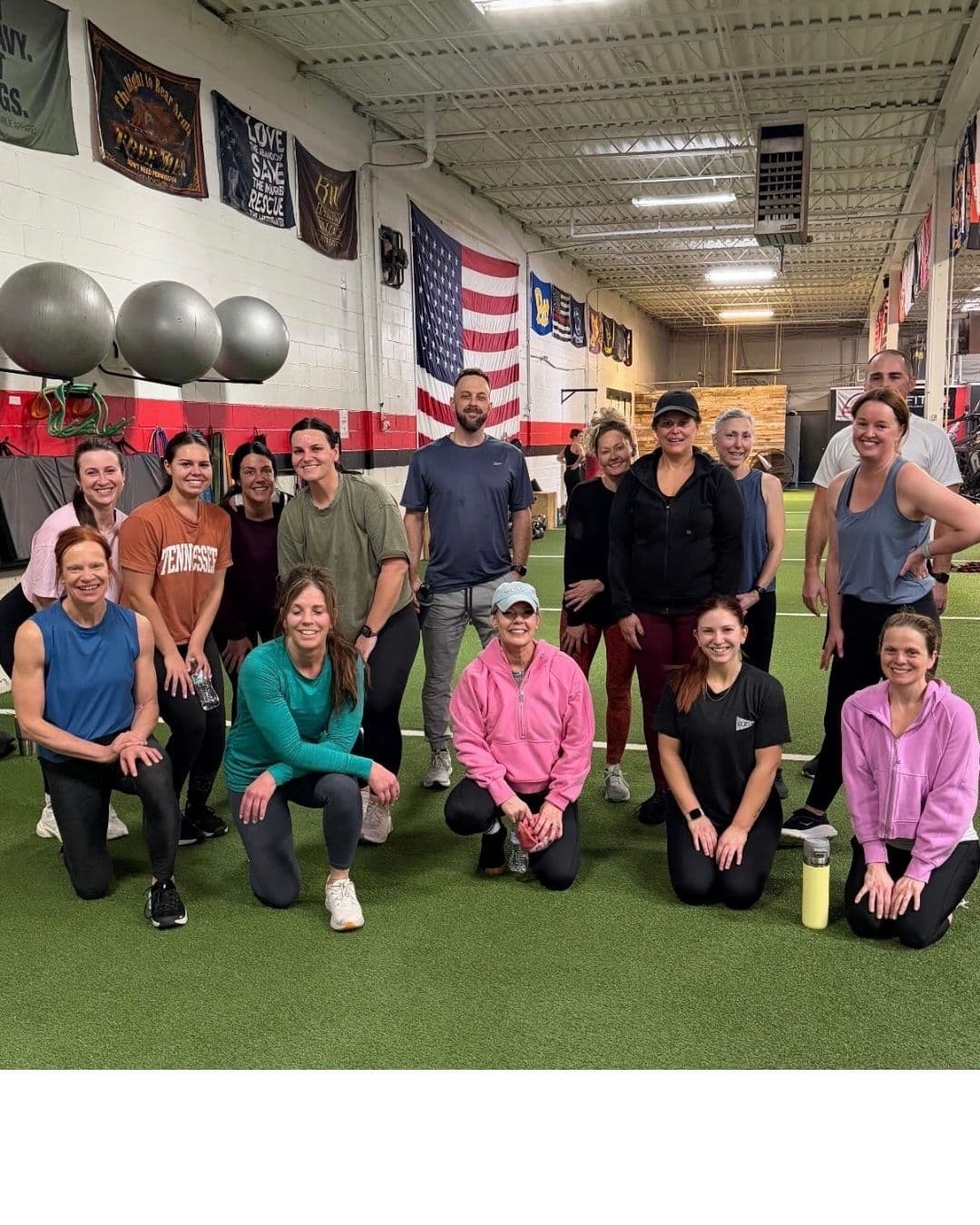 Group fitness class at AIM Performance Training in Mentor, Ohio